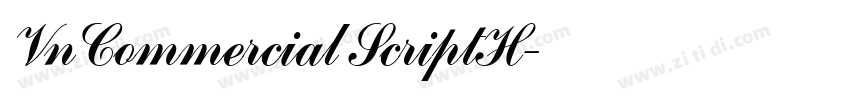VnCommercial ScriptH字体转换